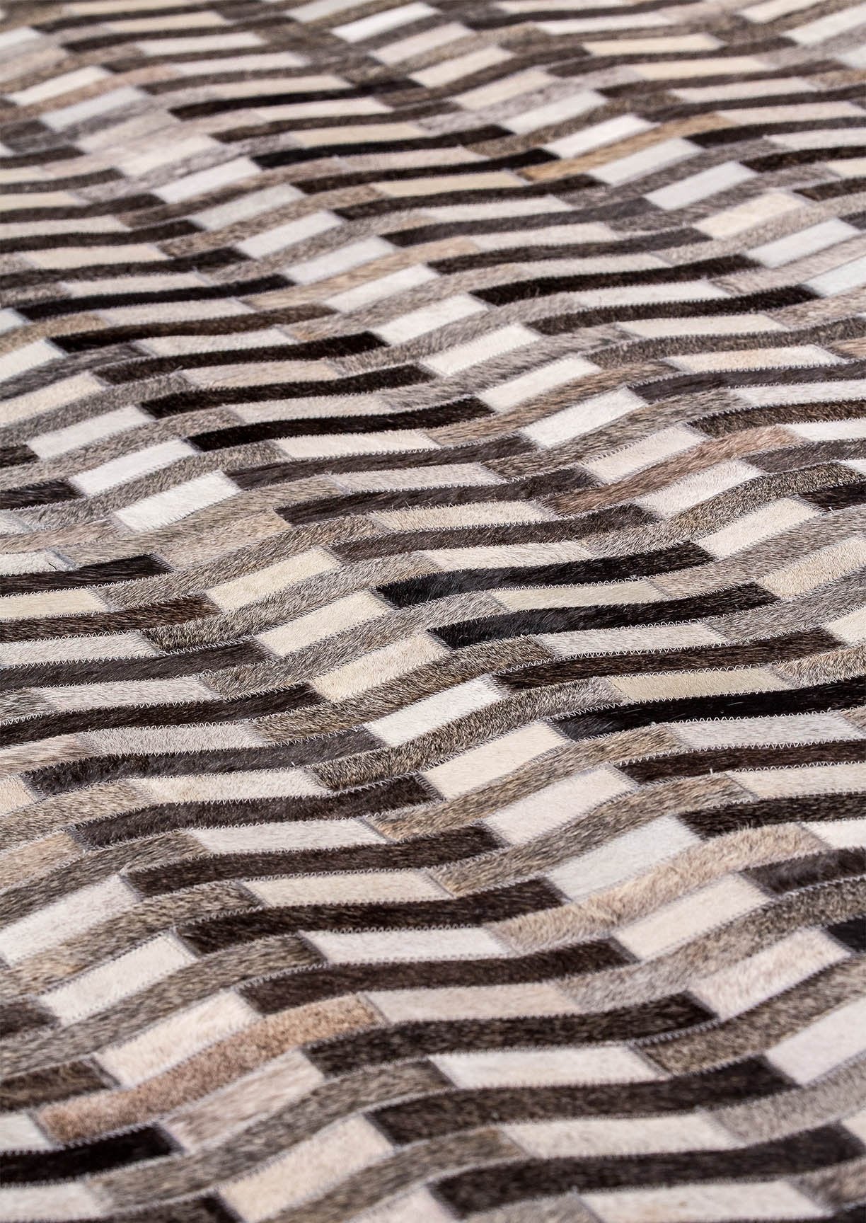 Luxury Geometric Contemporary Handmade Leather Gau Algedi Grey Area Rug Carpet, luxury area rug, contemporary area rug, handmade rugs, leather area rugs, beige area rugs, brown area rugs