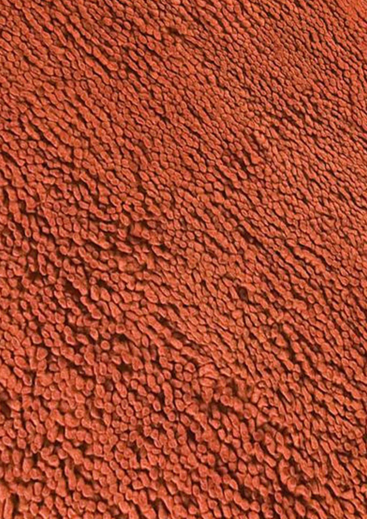 Hand-Woven Shaggy Feel Berber FD-4 Orange Area Rug Carpet