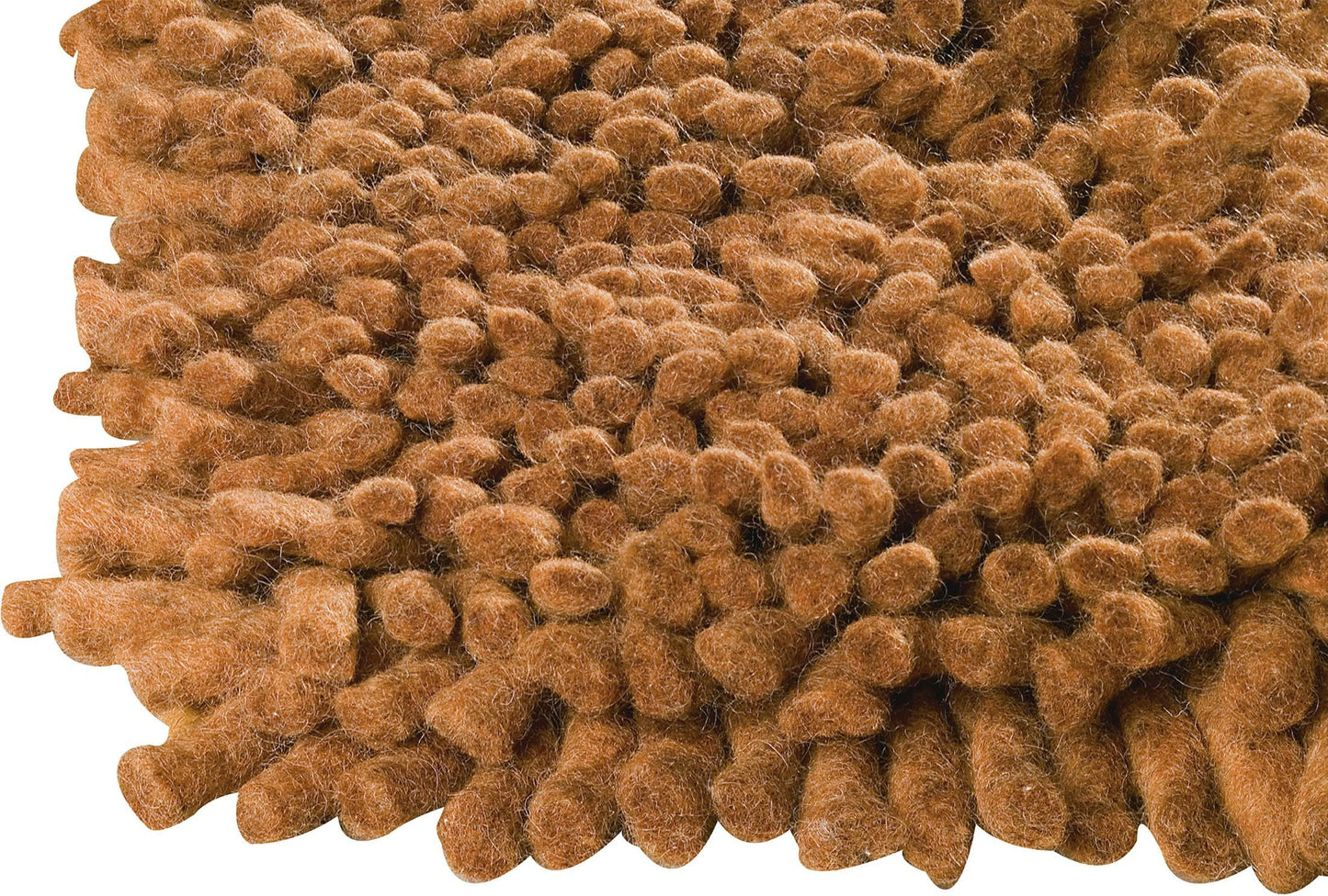Contemporary Shaggy Texture Solid Berber FD-7 Bronze Area Rug Carpet