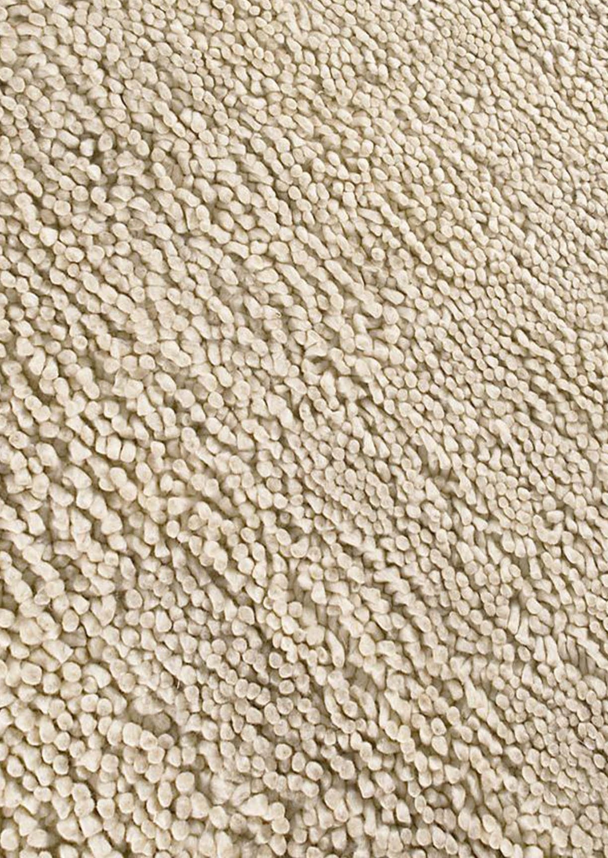 Contemporary Shaggy Texture Solid Berber Natural Area Rug Carpet