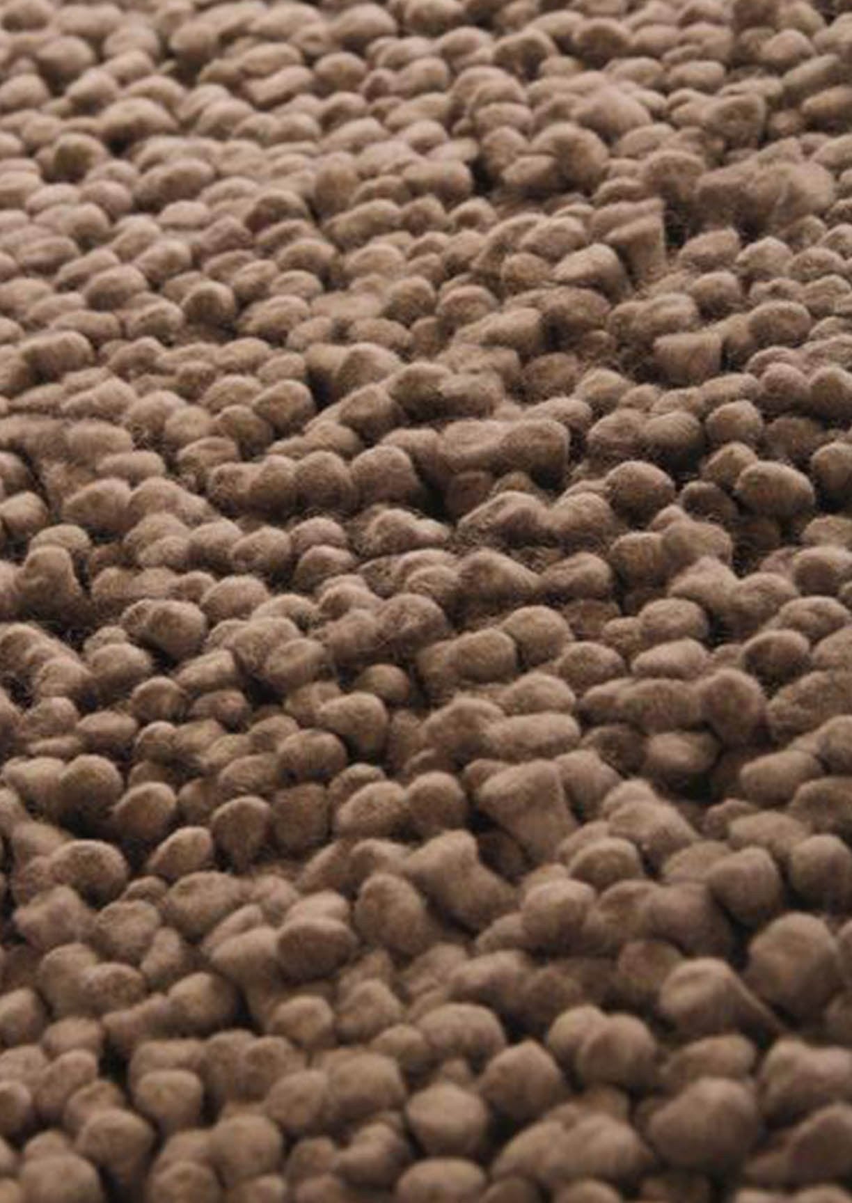 Hand-Woven Shaggy Feel Berber FD-3 Beige Area Rug Carpet