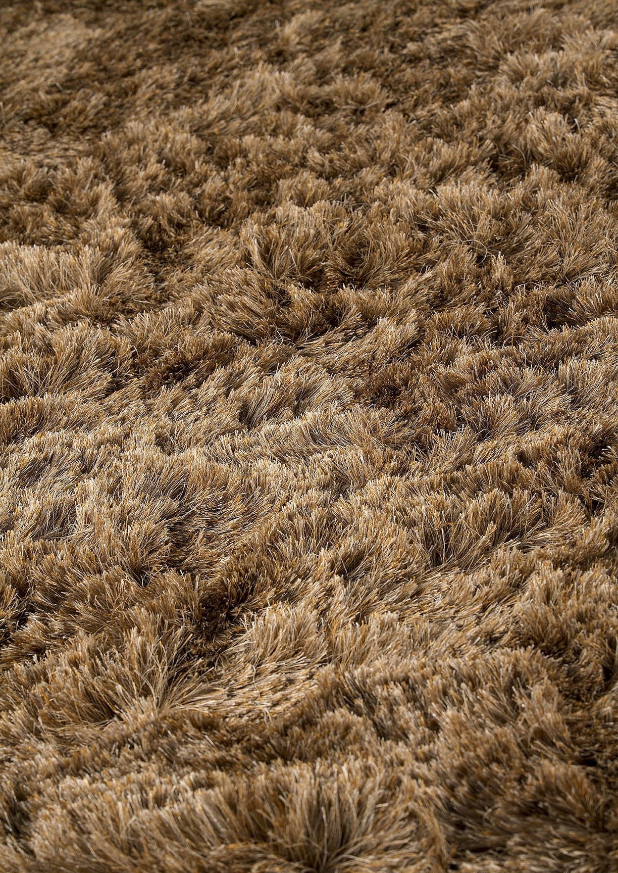 Luxury Soft and Silky Dubai Shaggy Hazelnut Area Rug Carpet