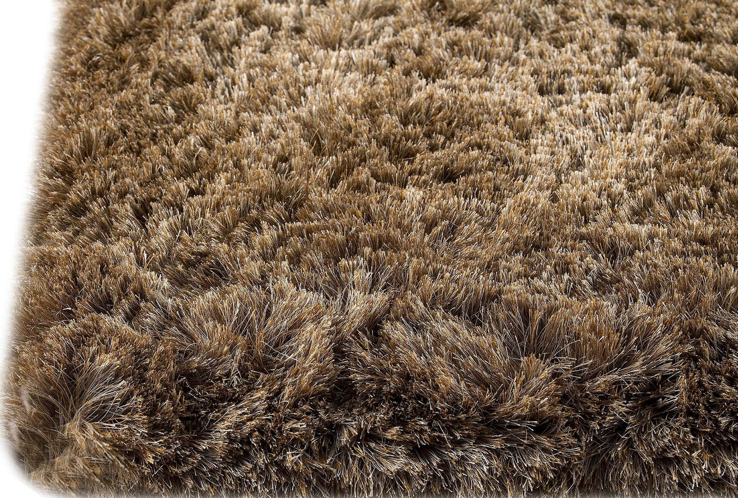 Luxury Soft and Silky Dubai Shaggy Hazelnut Area Rug Carpet