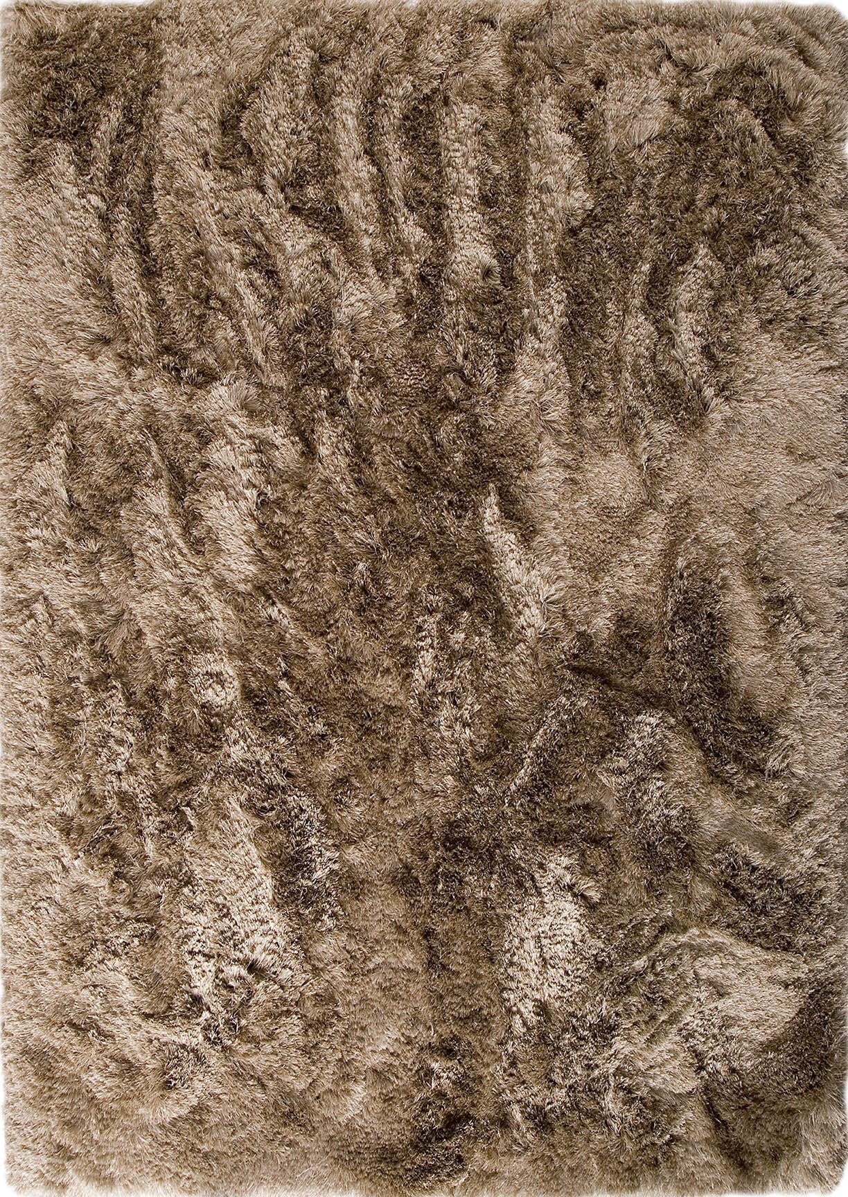 Luxury Soft and Silky Dubai Shaggy Tiramisu Area Rug Carpet