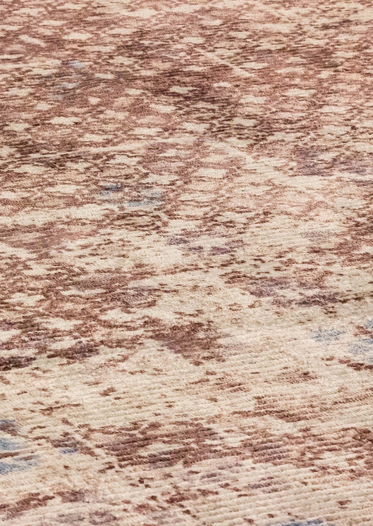 Transitional Contemporary Abstract Texture Border Shah Gela Beige/Grey Area Rug Carpet