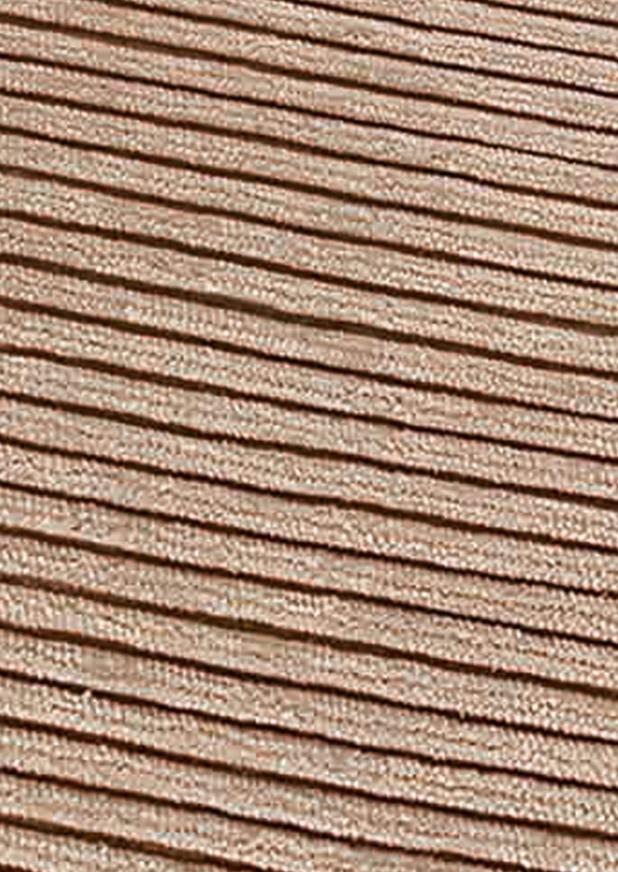 Hand Woven Striated Textured Surface Goa Beige Area Rug Carpet