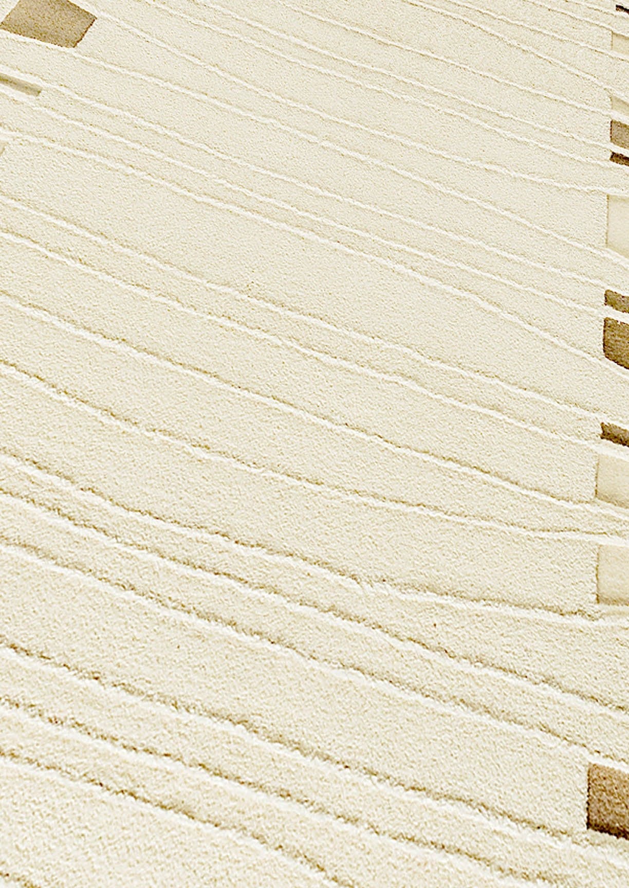 Contemporary Abstract Hand Tufted Blanc Jamaica White Area Rug Carpet