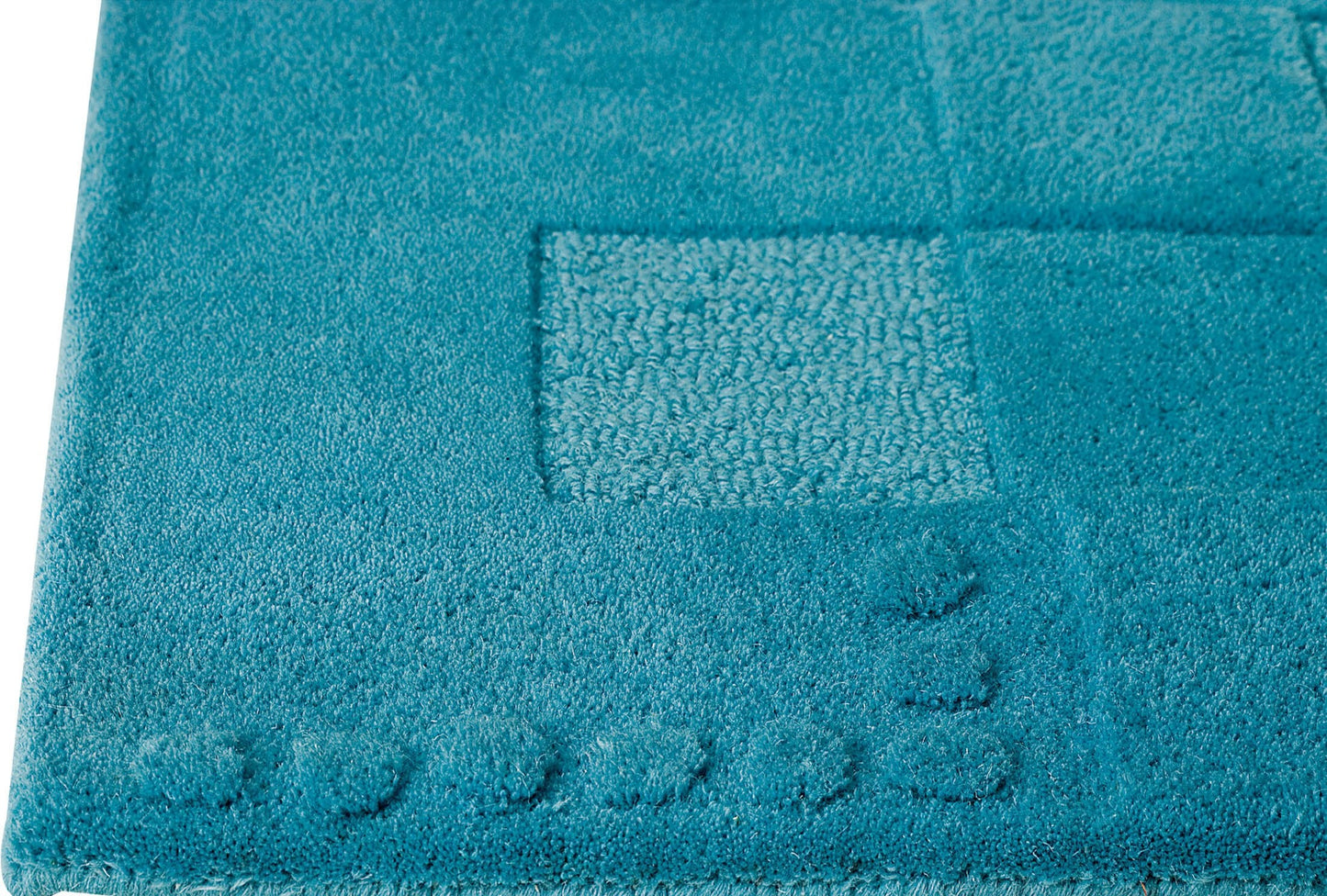 Hand-Tufted Geometric Vinson Miami Turquoise Area Rug Carpet