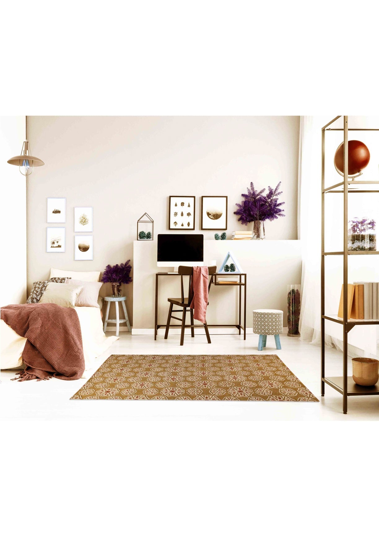 bedroom for area rug, grey rug in USA, area rug in USA, black and white rug in USA, 8x10 rug, Persian rug, cowhide rug,gold Area rugs, rugs in usa