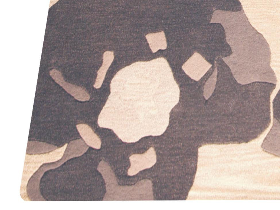 Hand-Tufted Blossom Vinson Poppy Grey Area Rug Carpet