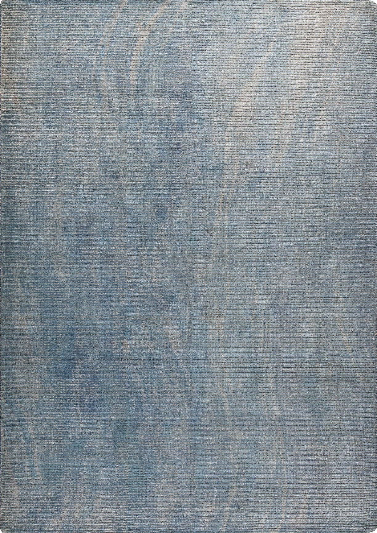 Contemporary Modern Stylist Shah Reno Blue Area Rug Carpet