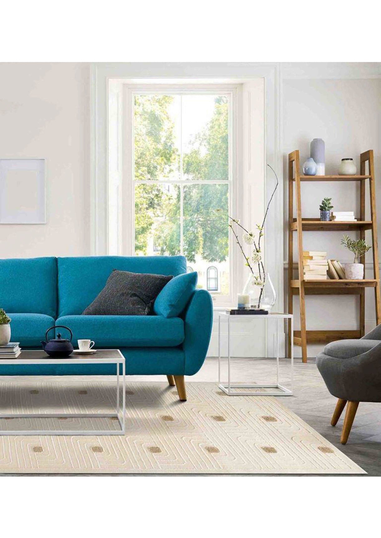 Hand Knotted Rug, Contemporary Rug, White Rug, Area rug, living room for area rug, bedroom for area rug, Persian rug, cowhide rug, 5x7 rug, Grey Area rug in USA, Mat Living Area rug in USA
