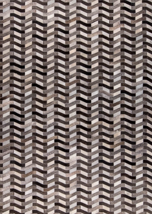 Luxury Geometric Contemporary Handmade Leather Gau Algedi Grey Area Rug Carpet, luxury area rug, contemporary area rug, handmade rugs, leather area rugs, beige area rugs, brown area rugs