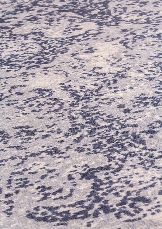 Contemporary Abstract Floral Nile Arvada Grey Wool Area Rug Carpet