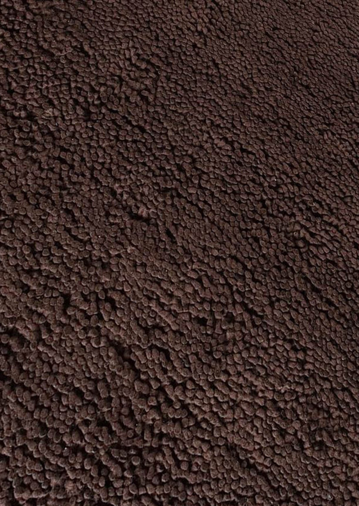 Hand-Woven Shaggy Feel Berber Brown Area Rug Carpet