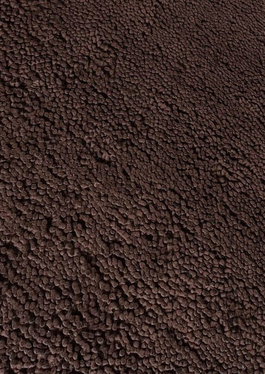 Hand-Woven Shaggy Feel Berber Brown Area Rug Carpet