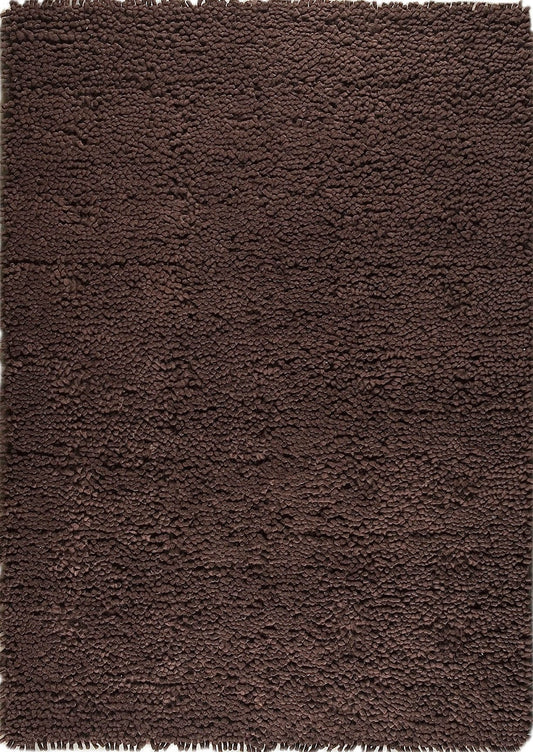 Hand-Woven Shaggy Feel Berber Brown Area Rug Carpet