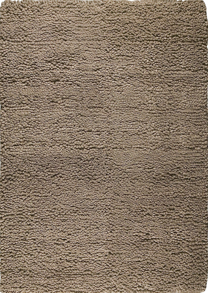 Hand-Woven Shaggy Feel Berber FD-3 Beige Area Rug Carpet