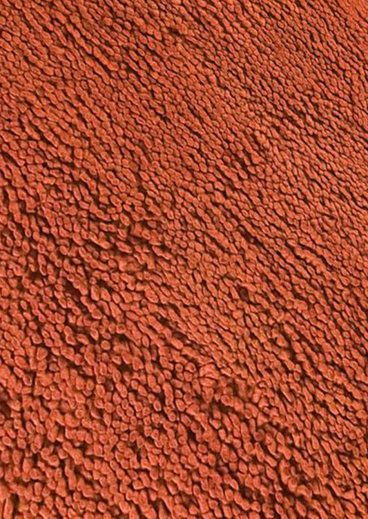 Hand-Woven Shaggy Feel Berber FD-4 Orange Area Rug Carpet