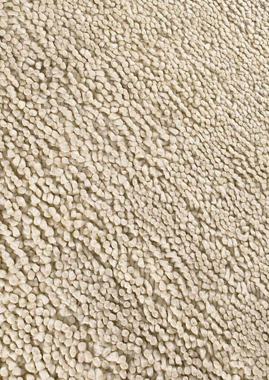 Contemporary Shaggy Texture Solid Berber Natural Area Rug Carpet