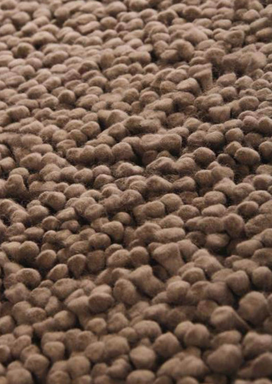 Hand-Woven Shaggy Feel Berber FD-3 Beige Area Rug Carpet