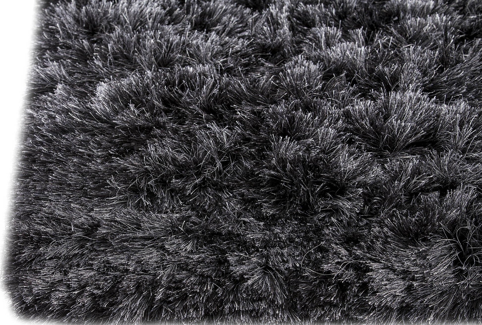 Luxury Soft and Silky Dubai Shaggy Charcoal Area Rug Carpet