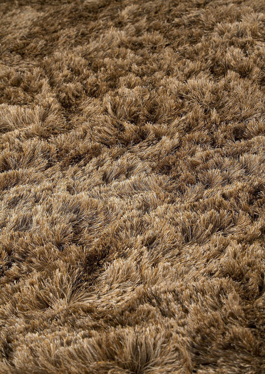 Luxury Soft and Silky Dubai Shaggy Hazelnut Area Rug Carpet