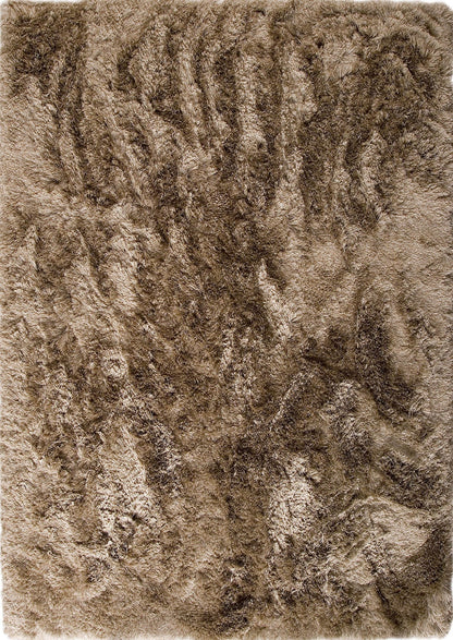 Luxury Soft and Silky Dubai Shaggy Tiramisu Area Rug Carpet