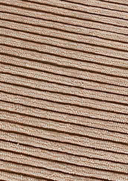 Hand Woven Striated Textured Surface Goa Beige Area Rug Carpet