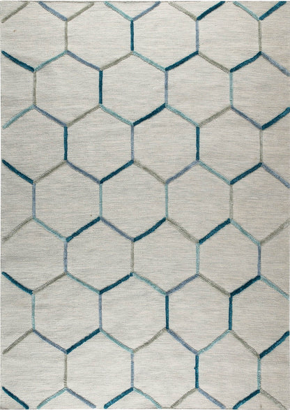 Hand Woven High-Low Geometric Kea Khema2 Turquoise Area Rug Carpet,turquoise area rugs