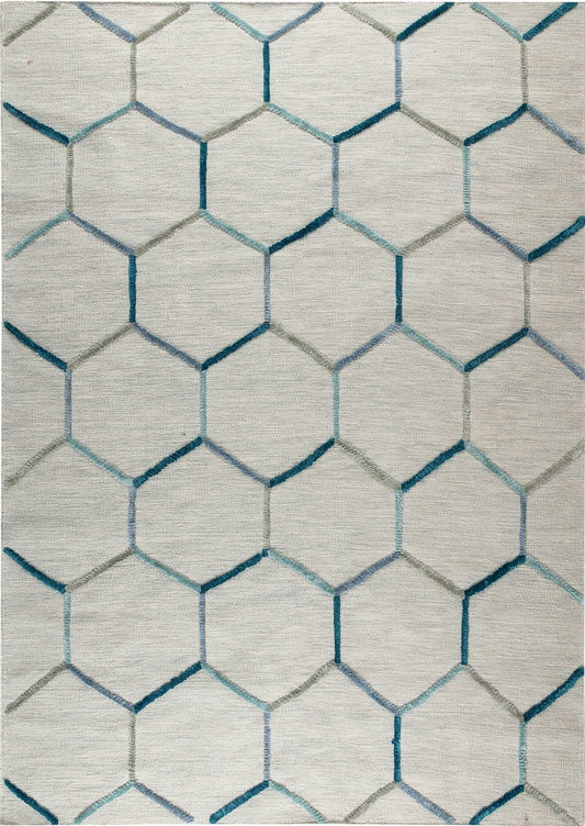 Hand Woven High-Low Geometric Kea Khema2 Turquoise Area Rug Carpet,turquoise area rugs