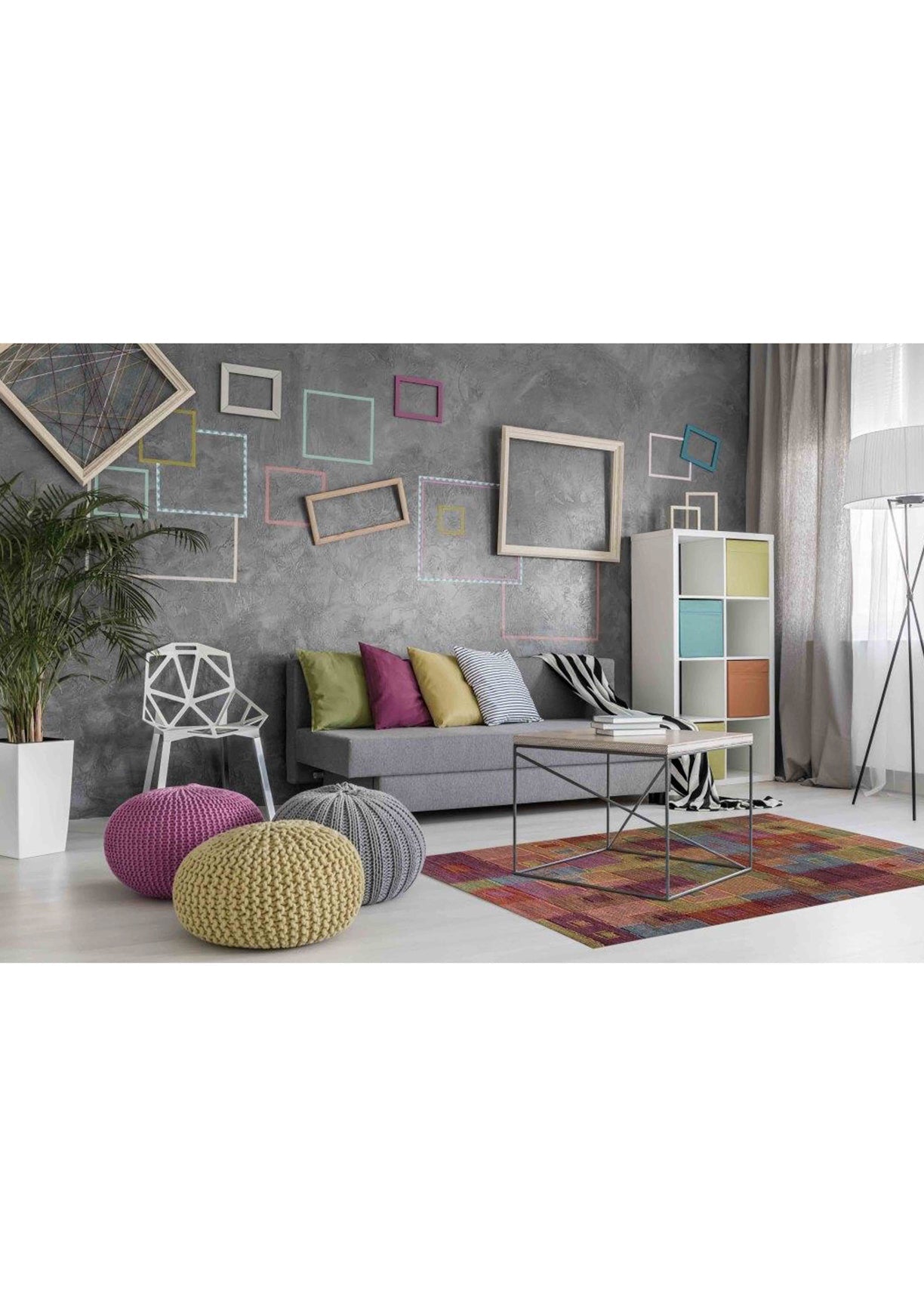 Hand Woven Rug, Area Rug, silver rug, rug in USA, area rug for bedroom, black and white rug in USA , dining room rug, MatLiving Area Rug in USA, Large Area rug