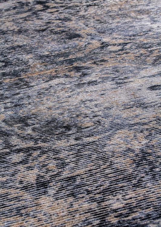 Modern Contemporary Shah Mehran Dark Grey Area Rug Carpet