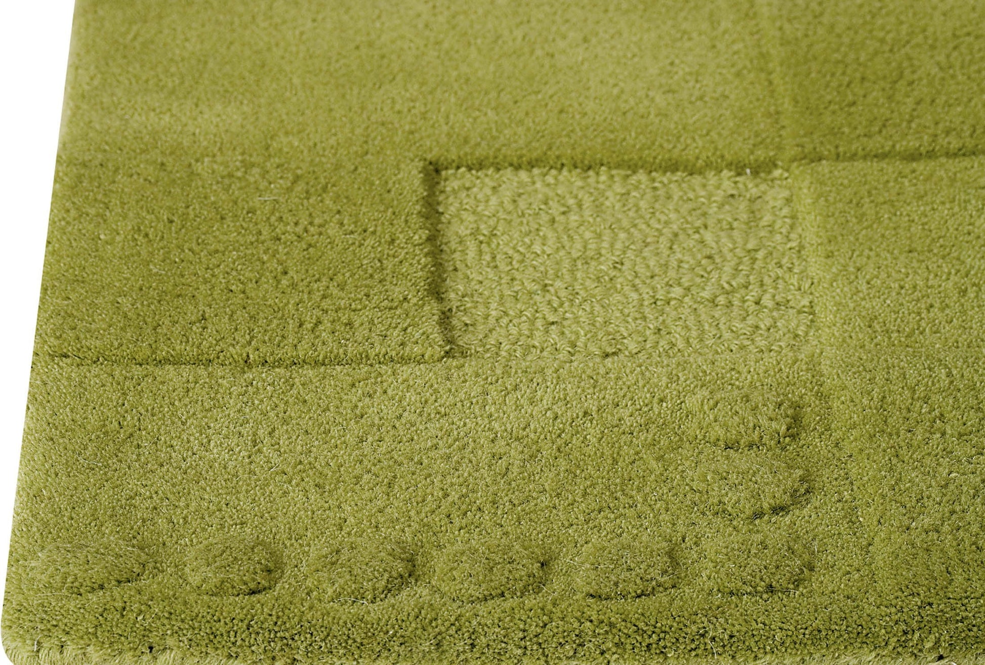 Hand-Tufted Geometric Vinson Miami Green Area Rug Carpet