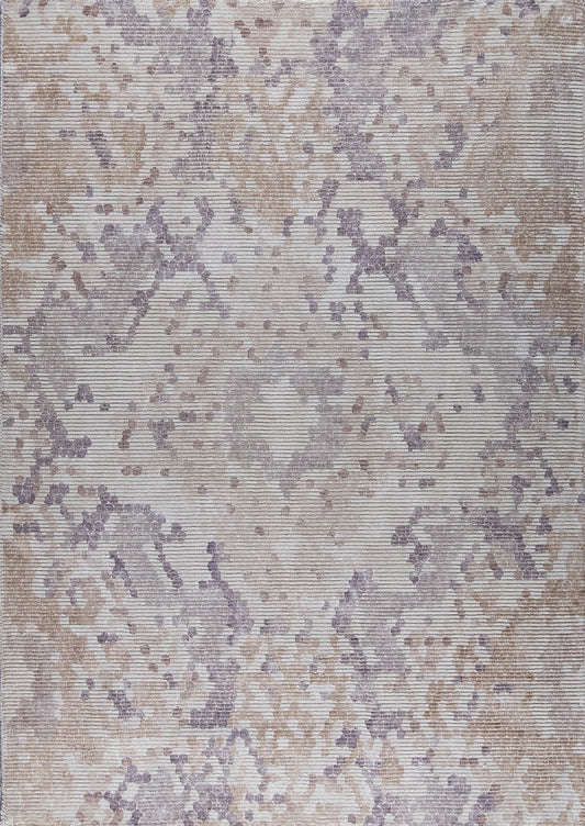 Modern Contemporary Medallion Shah Omaha Beige/Grey Area Rug Carpet