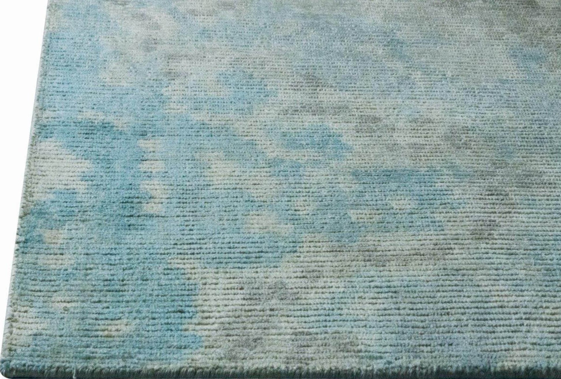 Modern Contemporary Medallion Shah Omaha Blue/Beige Area Rug Carpet