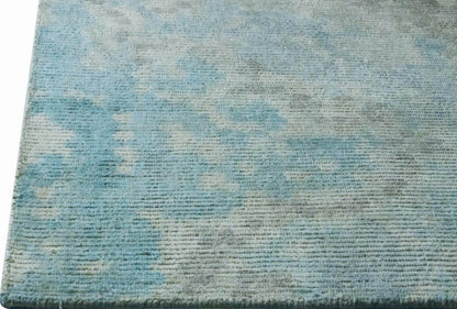 Modern Contemporary Medallion Shah Omaha Blue/Beige Area Rug Carpet