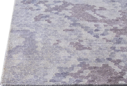 Modern Contemporary Medallion Shah Omaha Grey/Blue Area Rug Carpet