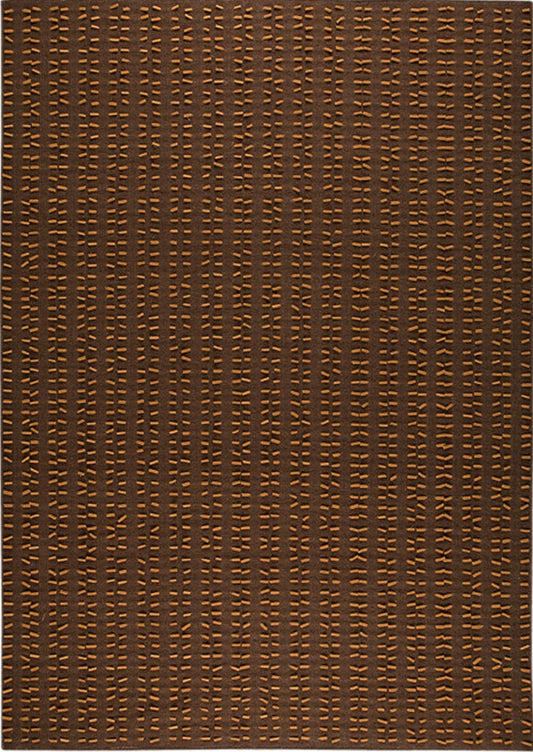 Hand Woven Textured Kea Palmdale Brown Area Rug Carpet