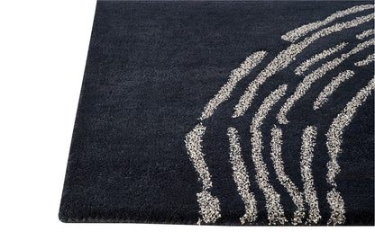Hand Tufted Abstract Vinson Pamplona Charcoal Area Rug Carpet