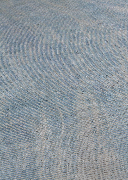 Contemporary Modern Stylist  Shah Reno Blue Area Rug Carpet