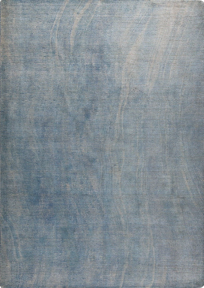 Contemporary Modern Stylist  Shah Reno Blue Area Rug Carpet