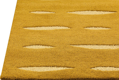 Contemporary Abstract Flair Hand Tufted Catena Wink Olive Area Rug Carpet